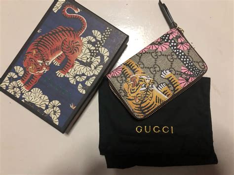 gucci tiger tie|gucci bengal tiger wallet.